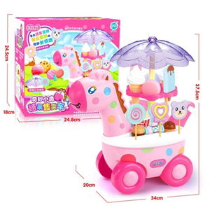اسباب بازی نوزادی ماشین برقی آب نبات بستنی فروشی مدل زرافه Candy Ice Cream Car _اسباب بازی نوزادی